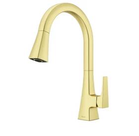Gt529-pfmbg Pfister Pfirst Modern 1.8 Gpm Single Hole Kitchen Faucet - Brushed Gold