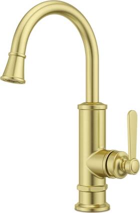 Gt72-tdbg Pfister Gt72-td Port Haven 1.8 Gpm 1 Hole Bar Faucet - Gold
