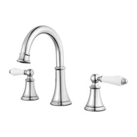 Lf-049-copc Pfister Courant Bathroom Sink Faucet 8-inch Widespread 2-handle 3-hole Po