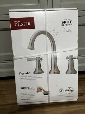 Lf-049-rngs Pfister Renato 2-handle 8 Inch Widespread Bathroom Faucet