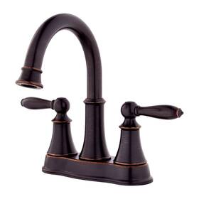 Lf048coyy Pfister Courant Bathroom Sink Faucet 4-inch Centerset 2-handle 3-hole Tuscan Bron