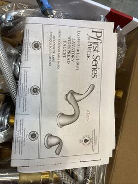 Lg-149-6100 Pfister Series Lg149-6100 8 Inch Widespread Lavatory Faucet With Popup Chrome