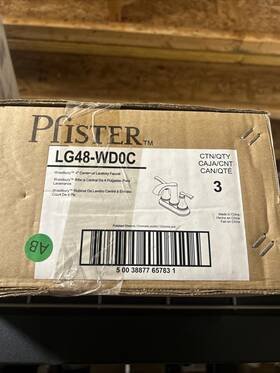 Lg48-wd0c Pfister Woodbury 1.2 Gpm Centerset Bathroom Faucet - Chrome