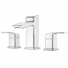 Lg49-df2c Pfister Lg49-df2 Kenzo Widespread Bathroom Faucet With Metal Pop-up Assembly