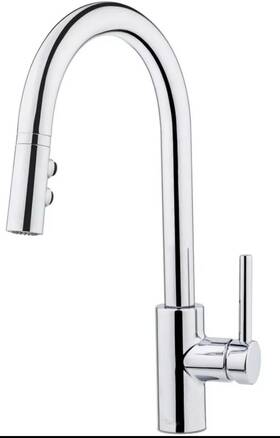 Lg529-sac Pfister Lg529-sas Stellen 1-handle Pull-down Kitchen Faucet In Polished Chrome