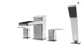 Lg64-d1c Pfister Kenzo Roman Tub Trim Kit 1.8 Gpm Polished Chrome