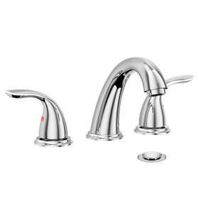 03067 Phiestina 8 Inch 3 Holes Widespread Chrome Bathroom Sink Faucet 2