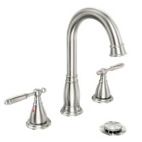 Hz-wf017-4-l Phiestina 3-hole 8 Inch 2-handle Brushed Nickel Widespread