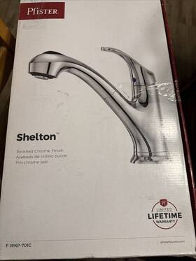 F-wkp-701c Phister 120521 Pfister Shelton 1-handle Pull-out Kitchen Faucet Polished Chrome
