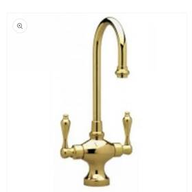 K8160 Phylrich K8160/03u Single Hole High Arc Kitchen Faucet Polished Brass