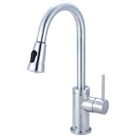 2mt250-ss Pioneer Single Handle Kitchen Pull-down Faucet Pvd Stainless Steel Finish