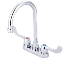 0084-els17 Pioneer Faucets Chrome Central Brass 1.5 Gpm Centerset Bar Faucet