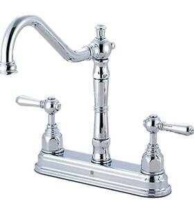 2am100 Pioneer Faucets Estate Collection Kitchen Faucet Polished Chrome