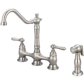 2am501-bn Pioneer Faucets 2am501 Americana 1.5 Gpm Bridge Kitchen Faucet - Nickel