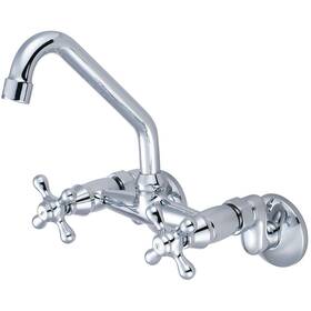 2pm440 Pioneer Faucets Premium 1.5 Gpm Wall Mounted Kitchen - Chrome