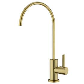 Js-05 Pirooso Brushed Brass Water Filter Faucet 360 Swivel For Ro Under Sink System Kitchen