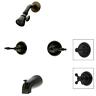 Pkb245kl Kingston Brass Shower Head Gpm Wall Mount Bronze Cross