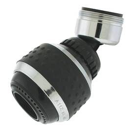 Pp800-215lf Plumb Pak 046224036487 Black/chrome 1.5gpm Double Swivel Faucet Aerator With Dual Thread