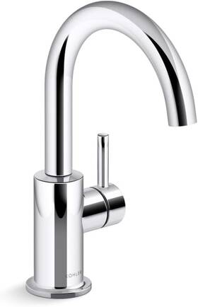 K-26369-cp Plumbing 445040596534 26369-cp Comtemporary Beverage Faucet Polished Chrome Vibrant Brus