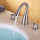 Pnx1979992 Tapcet Brushed Nickel Widespread Bathroom Sink Faucet Dual 709586410714