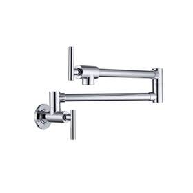 Poeyleja 764003375700 Pot Filler Faucet Wall Mount Commercial Kitchen Faucets Stainless Steel Stret