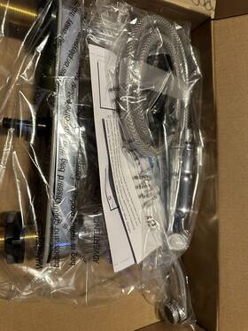 3552569 Premier 076335237367 Bayview Two-handle Kitchen Faucet With Side Spray Chrome