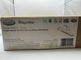 3552575 Premier New Bayview Single-handle Standard Kitchen Faucet Chrome Model