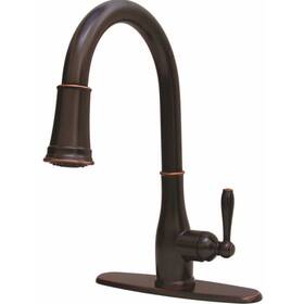 3585656 Premier Muir Single-handle Pull-down Sprayer Kitchen Faucet In Oil Rubbed Bronze