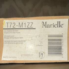 T72-m1zz Price Pfister Marielle Oil Rubbed Bronze Single-hole Lever Swan Neck Kitchen Bar Faucet