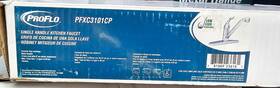 Pfxc3101cp Proflo 781889885826 1.5 Gpm Single Handle Kitchen Faucet Chrome