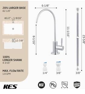 Pfx127 Proflo Mackinac Single Handle Drinking Water Faucet. #133k