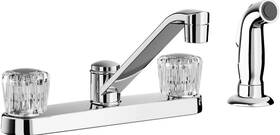 Pfxc1087cp Proflo 1.5 Gpm Standard Kitchen Faucet With Side Sprayer Chrome