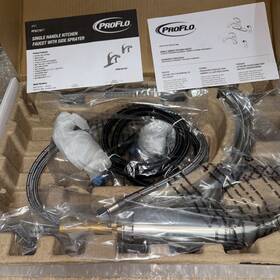 Proflo Pfxc1917zbn Pfxc1917 1.5 Gpm 1 Hole Kitchen Faucet - Nickel