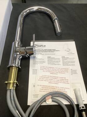 Pfxc4012cp Proflo Single Handle Kitchen Faucet In Polished Chrome. B1