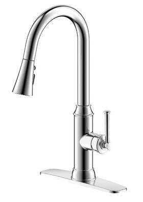 Pfxc5817zbn Proflo Single Handle Pull Down Kitchen Faucet