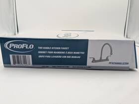 Pfxc6880lszbn Proflo Read Desc. Two Handle Kitchen Faucet In Brushed Nickel