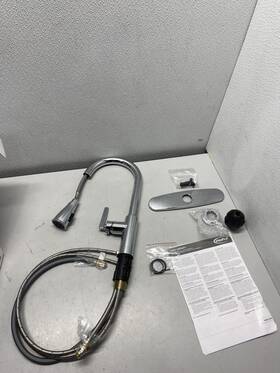 Pfxc7512 Proflo Pixley Single Hole Pull Down Kitchen Faucet 1.8 Gpm