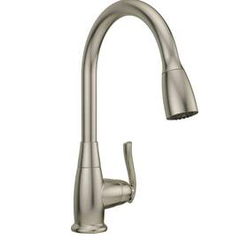 Pfxc8012zbn Proflo Faywood 1.75 Single Hole Pull Down Kitchen Faucet B.nickel
