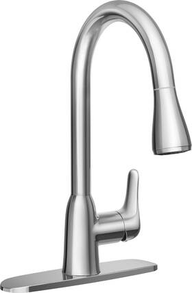 Pfxc8517cp Proflo Pfxc8517 Kirkham 1.5 Gpm 1 Hole Kitchen Faucet - Chrome