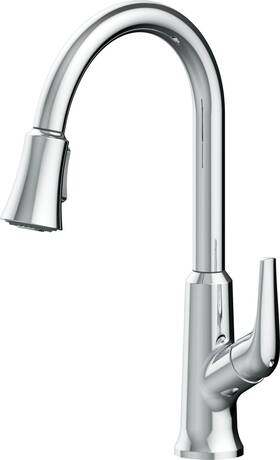 Pfxcm1m314 Proflo Malden 1.75 Gpm 1 Hole Kitchen Faucet - Chrome