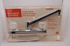 0694851 Project Source Economy Chrome Finish 2-handle 3-hole Kitchen Faucet