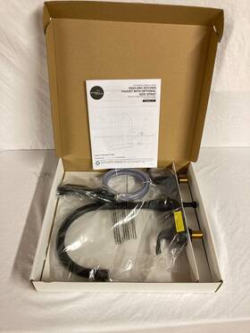 21-k822-sp-orbd Project Source New High Arc Kitchen Faucet With Sprayer Oil Rubbed Bronze