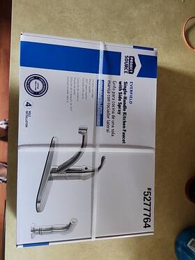 Project Source. 925699903583 Everfield Stainless Steel Single Handle Mid-arc Kitchen Faucet
