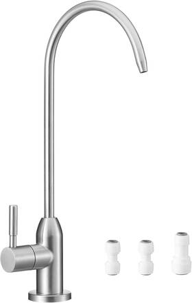 Pn-dwf-sr1 Purenat Brushed Stainless Steel Drinking Water Faucet Filtered Tap For Kitchen Sink