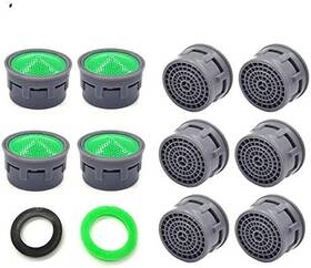 Qmoeh 445034877892 Faucet Aerator Flow Restrictor Replacement Parts Insert Sink For