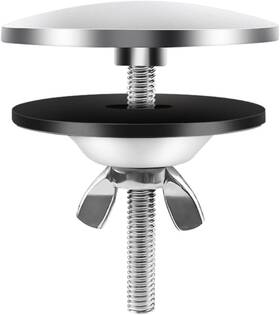 520860 Quadafy 2 Inch Kitchen Sink Hole Covers Faucet Cover Stainless Steel Wash Basin Ki