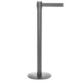 Pl250b-dgy130 Queue Solutions Prolux 250 Black 13ft Dark Gray Belt
