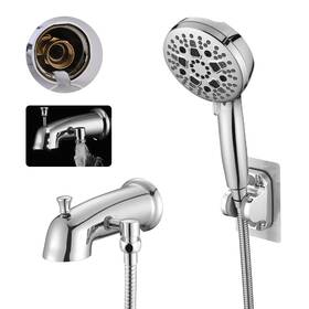 Raf00618 Rainrevive All Metal Tub Spout With Diverter Fits For Threaded 1/2 Inch Or 3/4 Ips Bathtub