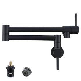 Rd-81997-mb Random Pot Filler Faucet Black Over Stove Brass Wall Mount