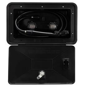 1308b Recpro Rv Exterior Shower Box Kit Locking Cowboy With 51 Inch Vinyl Hose